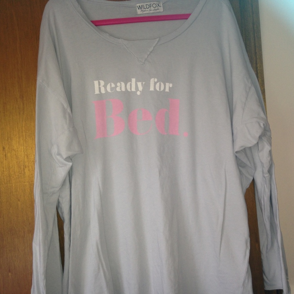 Wildfox oversized tee.